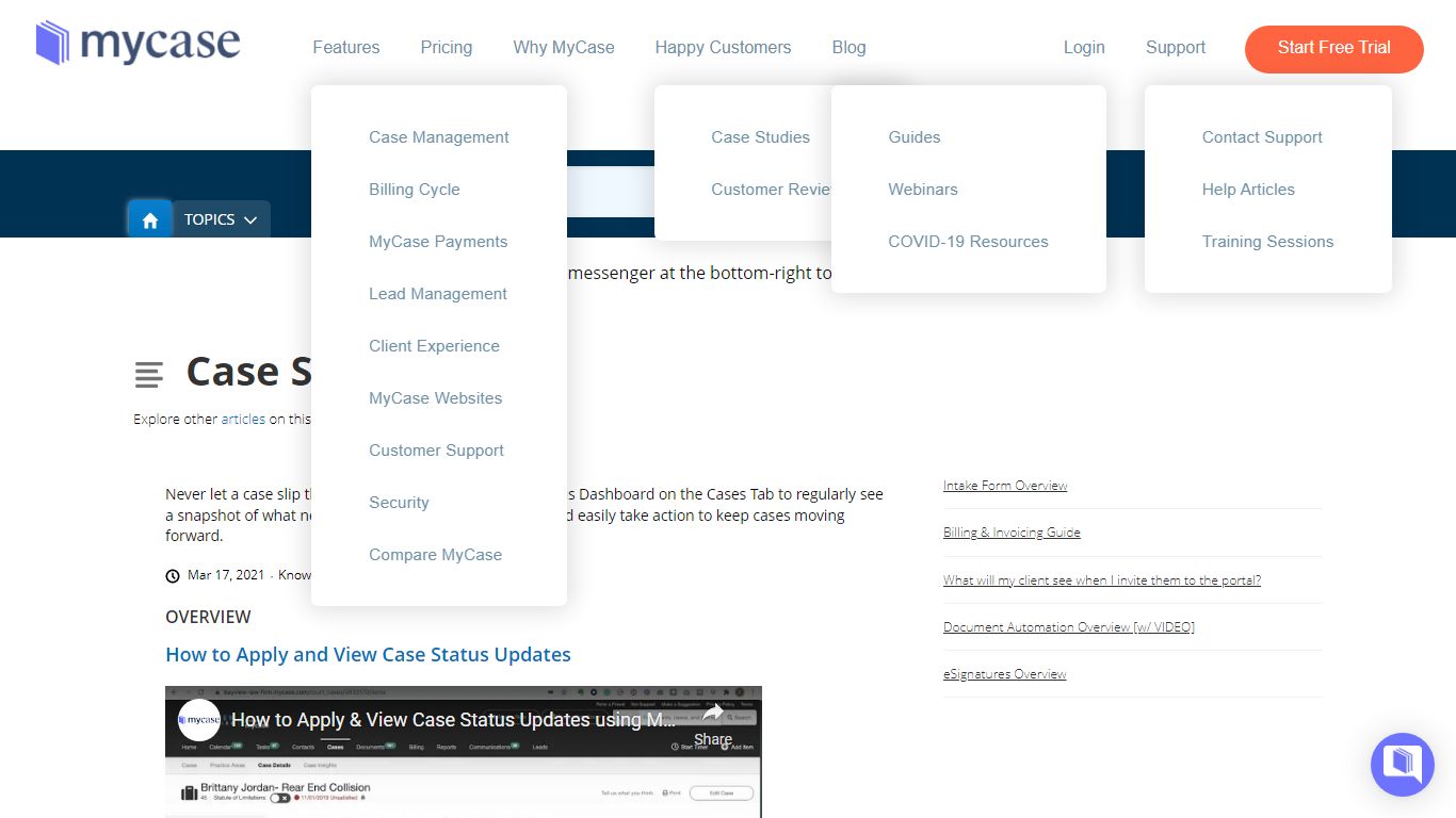 Case Status - force.com